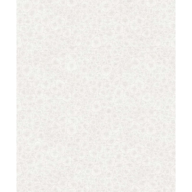 Seabrook Designs Windham Shells Nonwoven Unpasted Wallpaper - 20.9 in. W x 33 ft. L - Metallic Pure Pearl