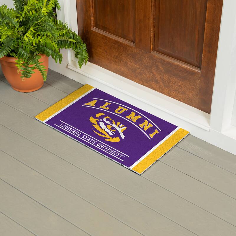 28 in. x 16 in. Louisiana State University Alumni Full Color PVC Door Mat