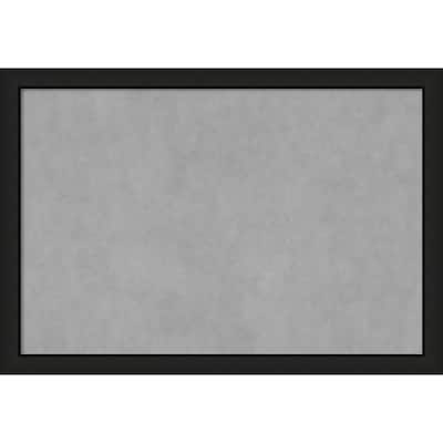 Amanti Art Midnight Black Narrow Framed Magnetic Board