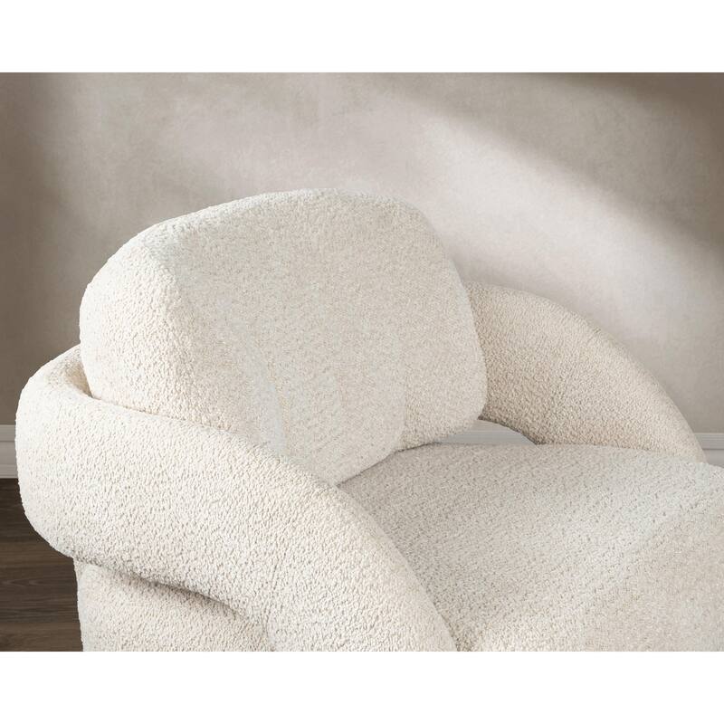 Classic Home Salino Upholstered Fabric Lounge Accent Chair