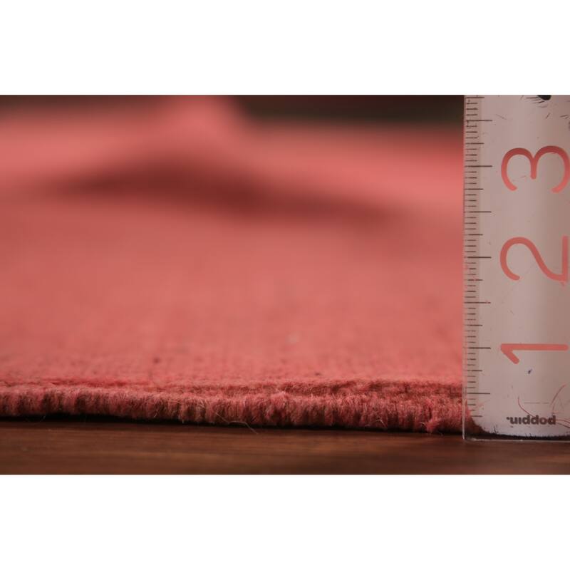 Pink Modern Gabbeh Oriental Area Rug Handmade Bedroom Wool Carpet - 9'10" x 12'8"