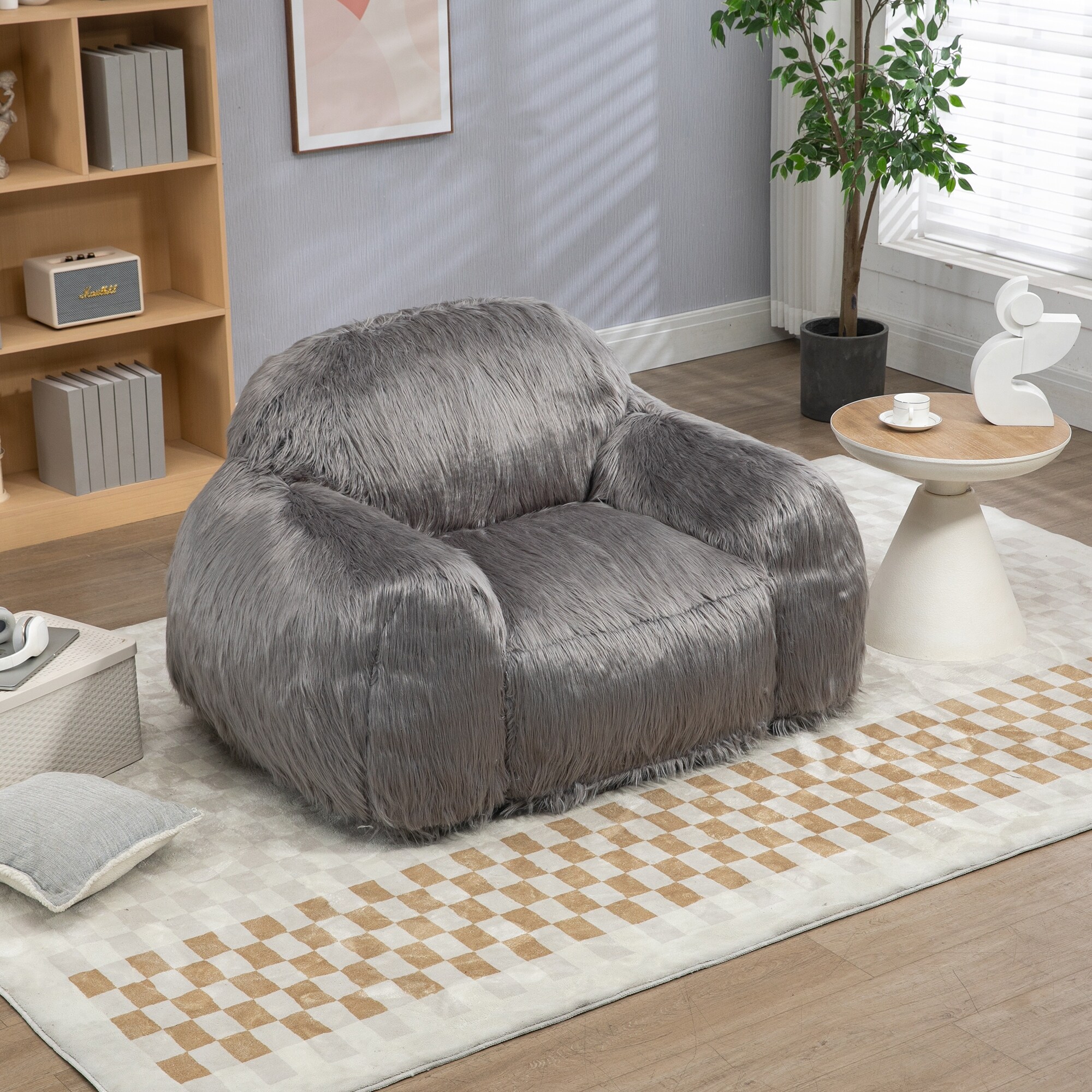 Long bean bag couch store