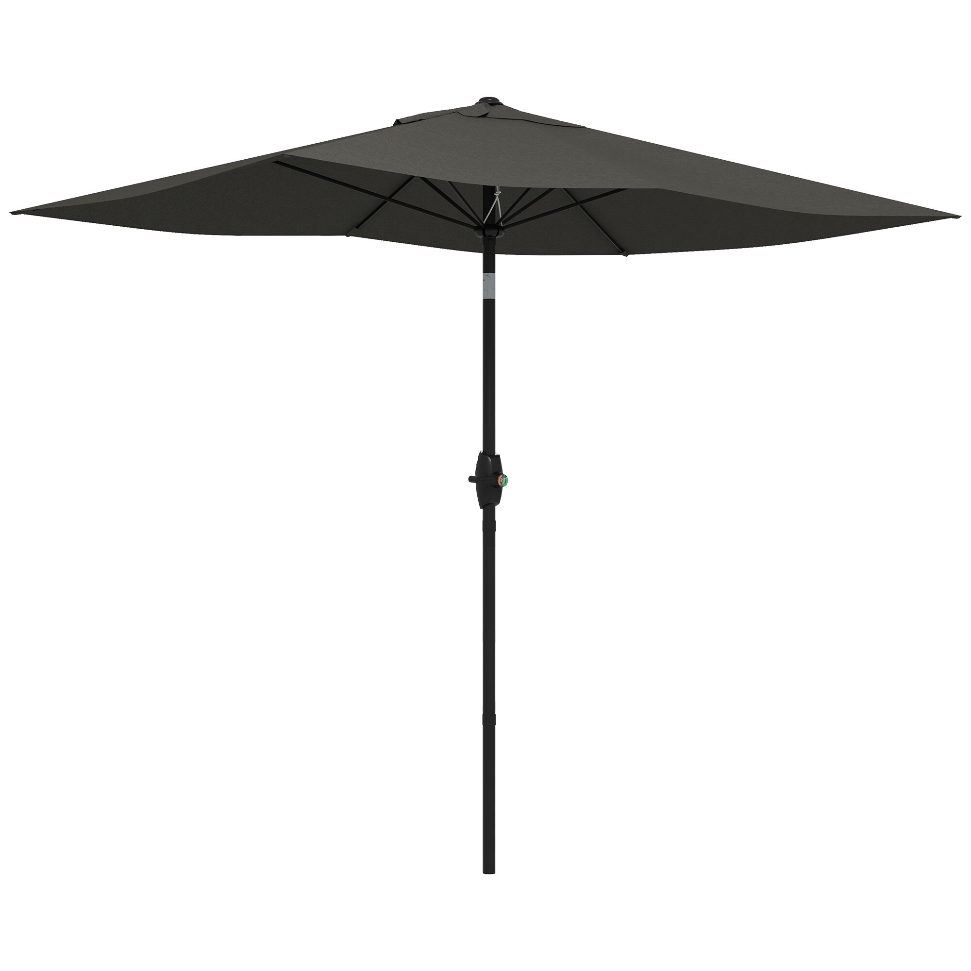 b&q patio umbrella Abba 9FT Lyon Outdoor Patio Outdoor Table Umbrella with Push Button Tilt and Crank Market Umbrella 8 Sturdy Ribs UV Protection Waterproof for Garden Deck Backyard Pool Dark Red Create a comfortable Patio Outdoor Table Umbrella with