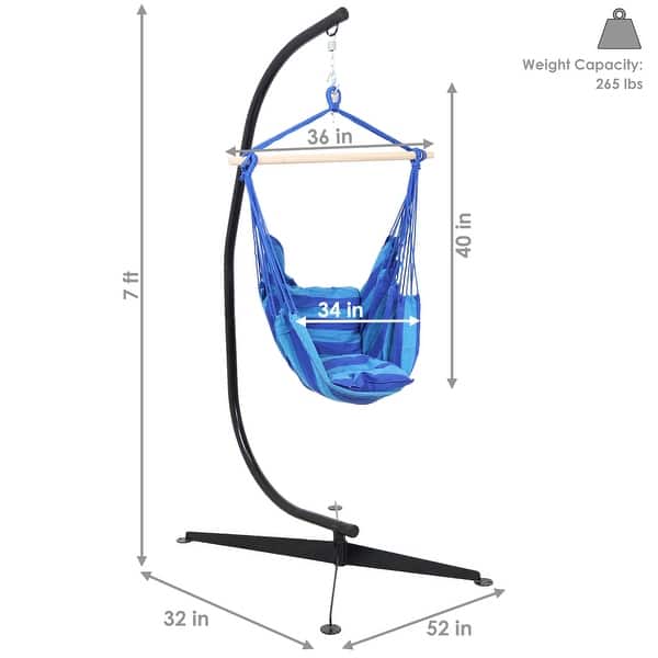 Sunnydaze Hanging Hammock Swing & Stand Combo Bed Bath & Beyond