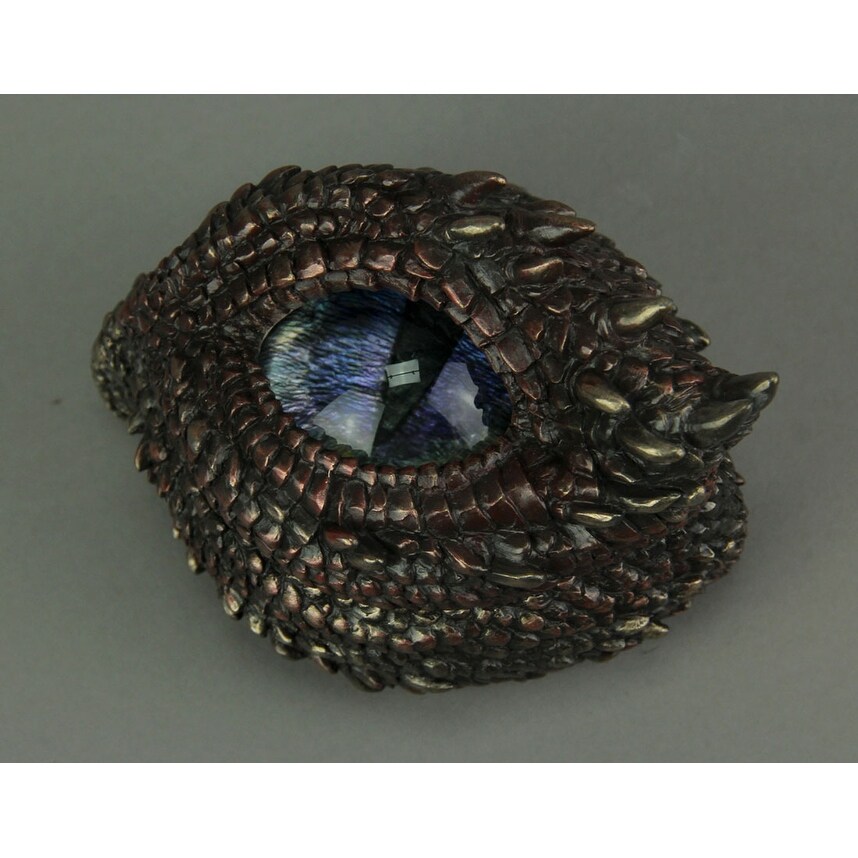 Shop Antique Bronze Finish Thorny Dragon Eye Trinket Stash Box