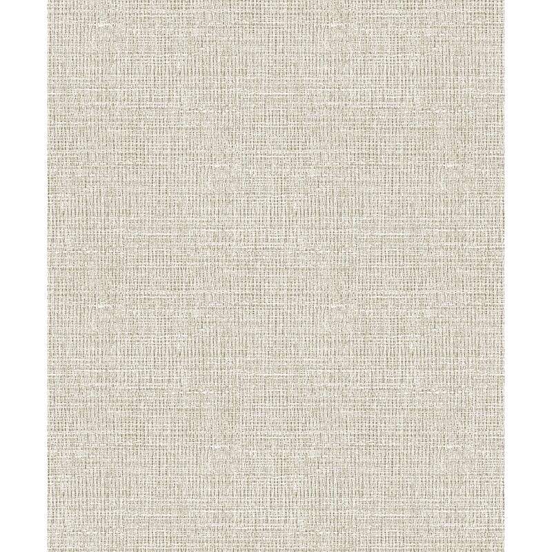 Seabrook Designs Aureline Faux Non-Woven Unpasted Wallpaper - 20.9 in W x 33 ft. L - Tan