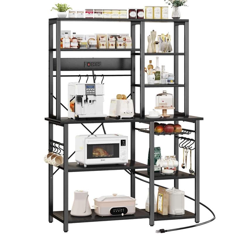 6-Tier Microwave Stand - 39.3"D x 15.5"W x 66.9"H
