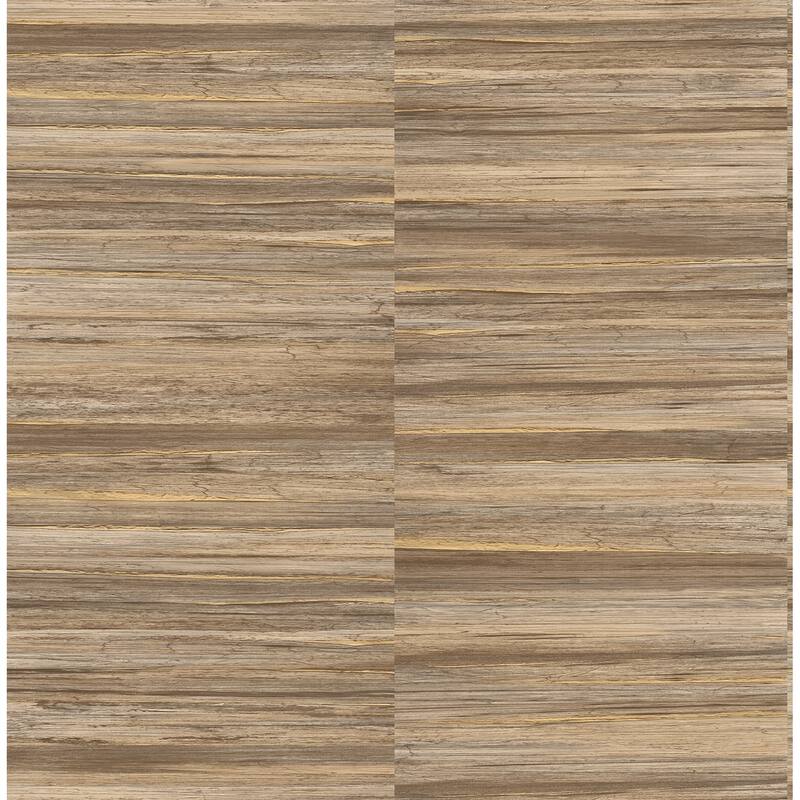 Advantage Rowan Chestnut Faux Grasscloth Wallpaper