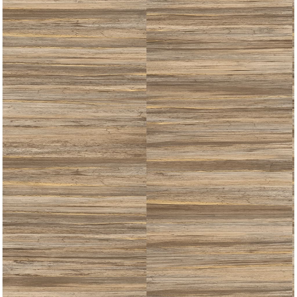 Advantage Rowan Chestnut Faux Grasscloth Wallpaper