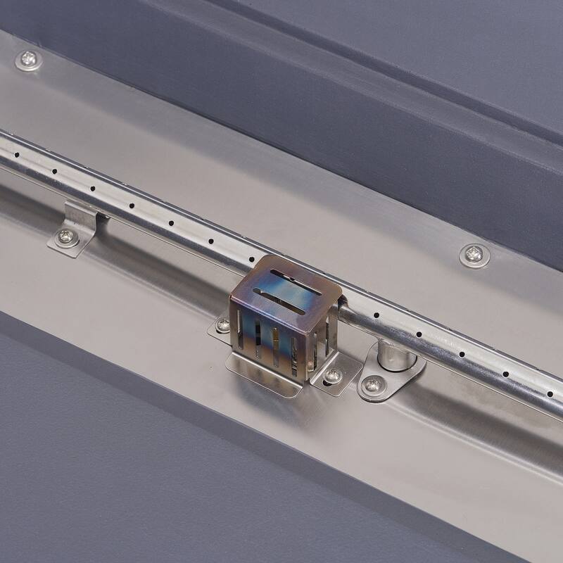 Christopher Knight Home - Lecce Outdoor 48.2" Rectangular MgO Fire Pit Table with 50,000 BTU Burner