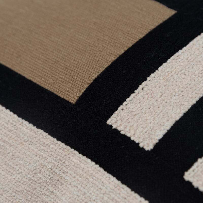 Rizzy Home Transitional Multicolor Down Filled Decorative Pillow 20" x 20"