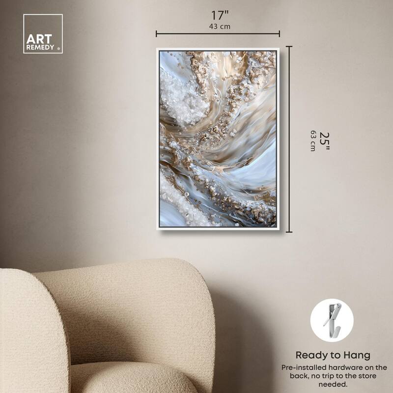 Effervescent Earth III Canvas by Art Remedy