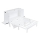 preview thumbnail 19 of 24, Queen Murphy Bed w/ Desk and USB Port, Removable Shelves on Each Side