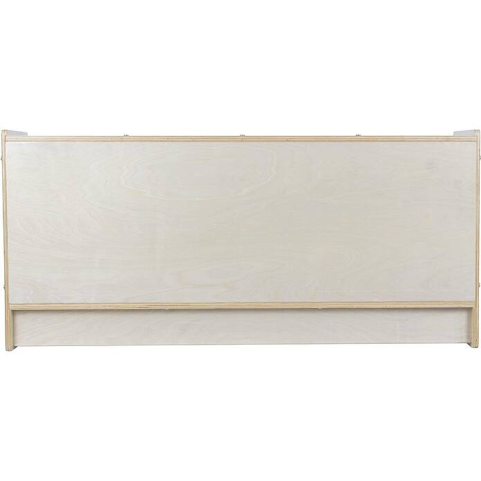 RRI Goods 10 Section Wall Mount Classroom Storage Organizer, Cubby Shelving with Trays and Hooks