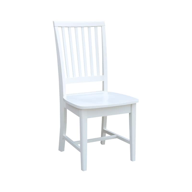 Solid Wood Mission Dining Side Chairs - Set of 2