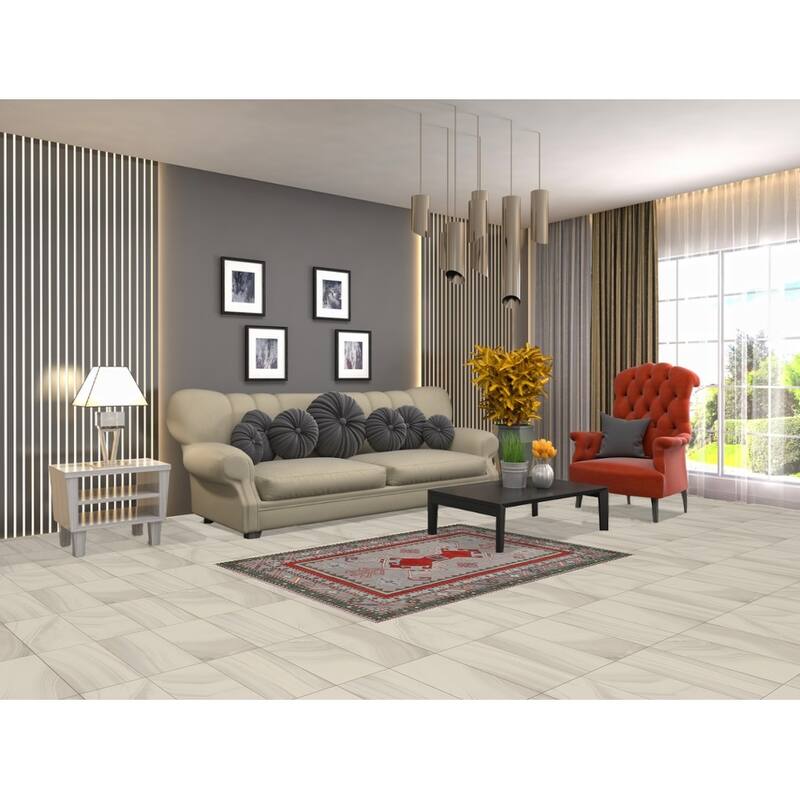 Kazak Foyer Rug Handmade Bedroom Wool Carpet - 3'6" x 4'11"