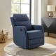 preview thumbnail 34 of 53, Diana Modern Polyester 360-degree Swivel Rocker Recliner by HULALA HOME Navy