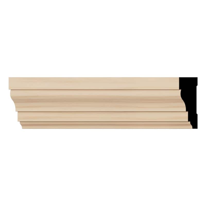 WM366 11/16-in D x 2-1/4-in W x 96-in L Americraft Solid Hardwood Stain Grade Colonial Casing Moulding - Alder