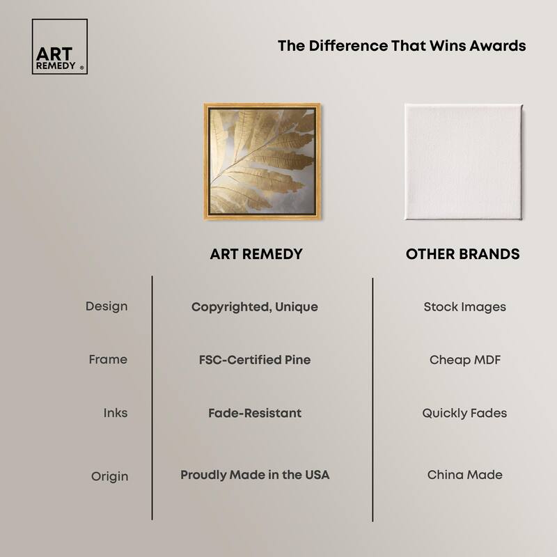 Golden Canopy (I) Canvas by Art Remedy