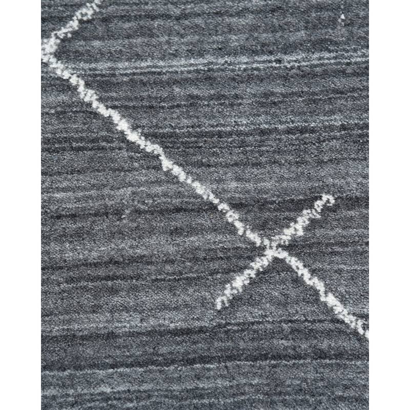 Overton Handmade Boho Geometric Area Rug