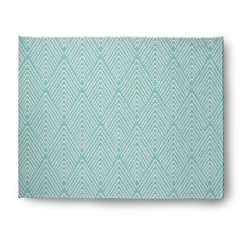 Lifeflor Diamond Spring Chenille Rug - 8' x 10' - Wave Top Blue