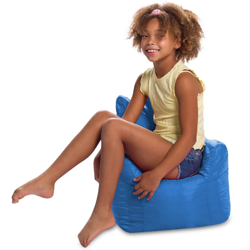 Bean Bag Chair for Kids, Teens and Adults, Comfy Chairs for your Room - Pasadena Kids Chair - Royal Blue