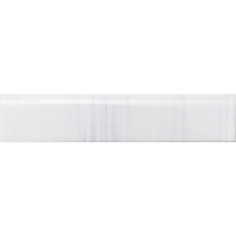 The Tile Life Soho 2x10 Blanco Ceramic Bullnose Wall Tile