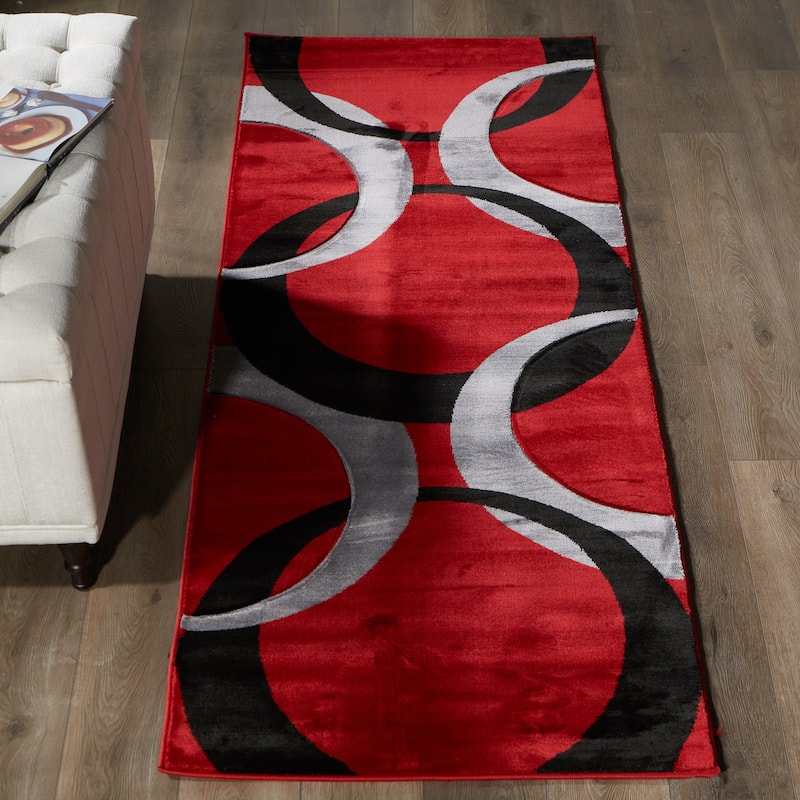 Miglena Contemporary Geometric Area Rug