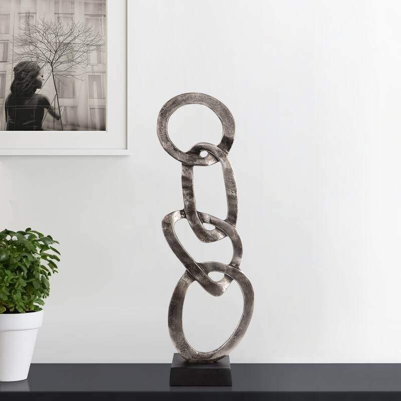 Sagebrook Home Aluminum Novelty Noida Statuary