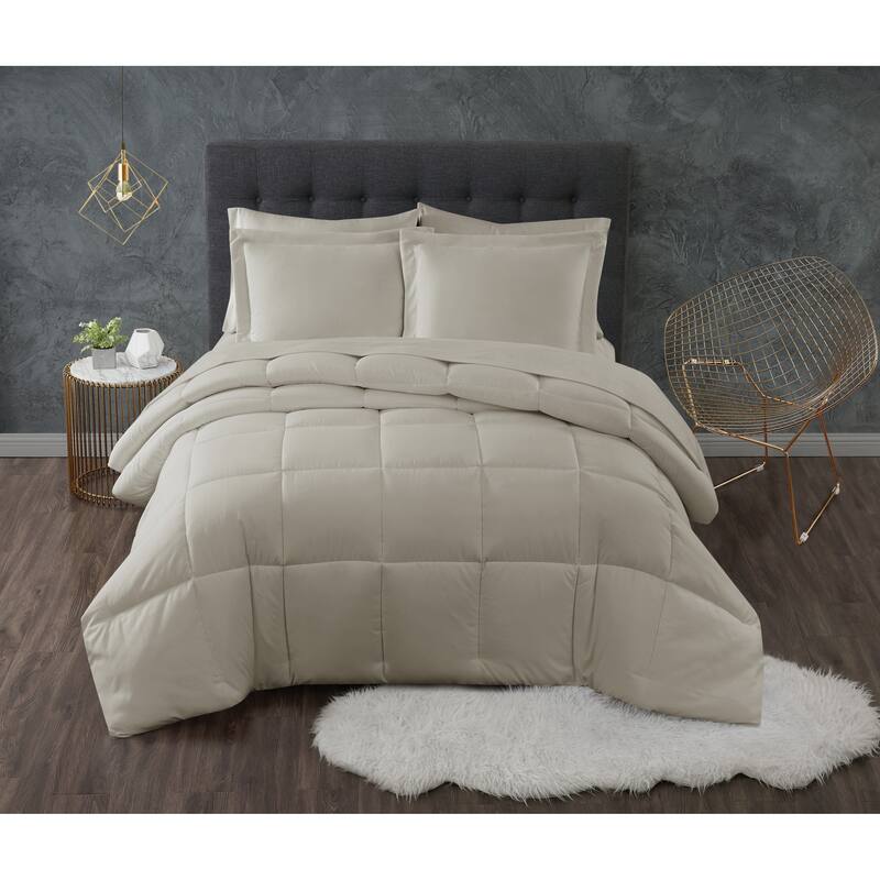 Truly Calm Antimicrobial 3 Piece Down Alternative Comforter Set