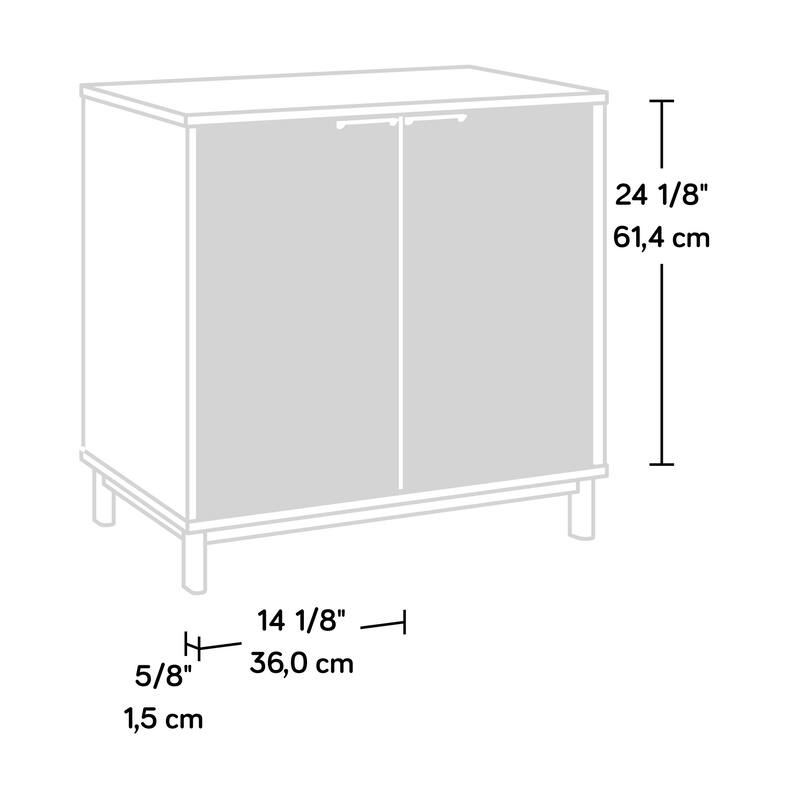 Wood Door Kit for Bookcase, Brown