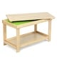preview thumbnail 2 of 30, Gymax Patented Wood Kids Activity Play Table Block Table Multifunction - 32.5'' x 17'' x 19.5''