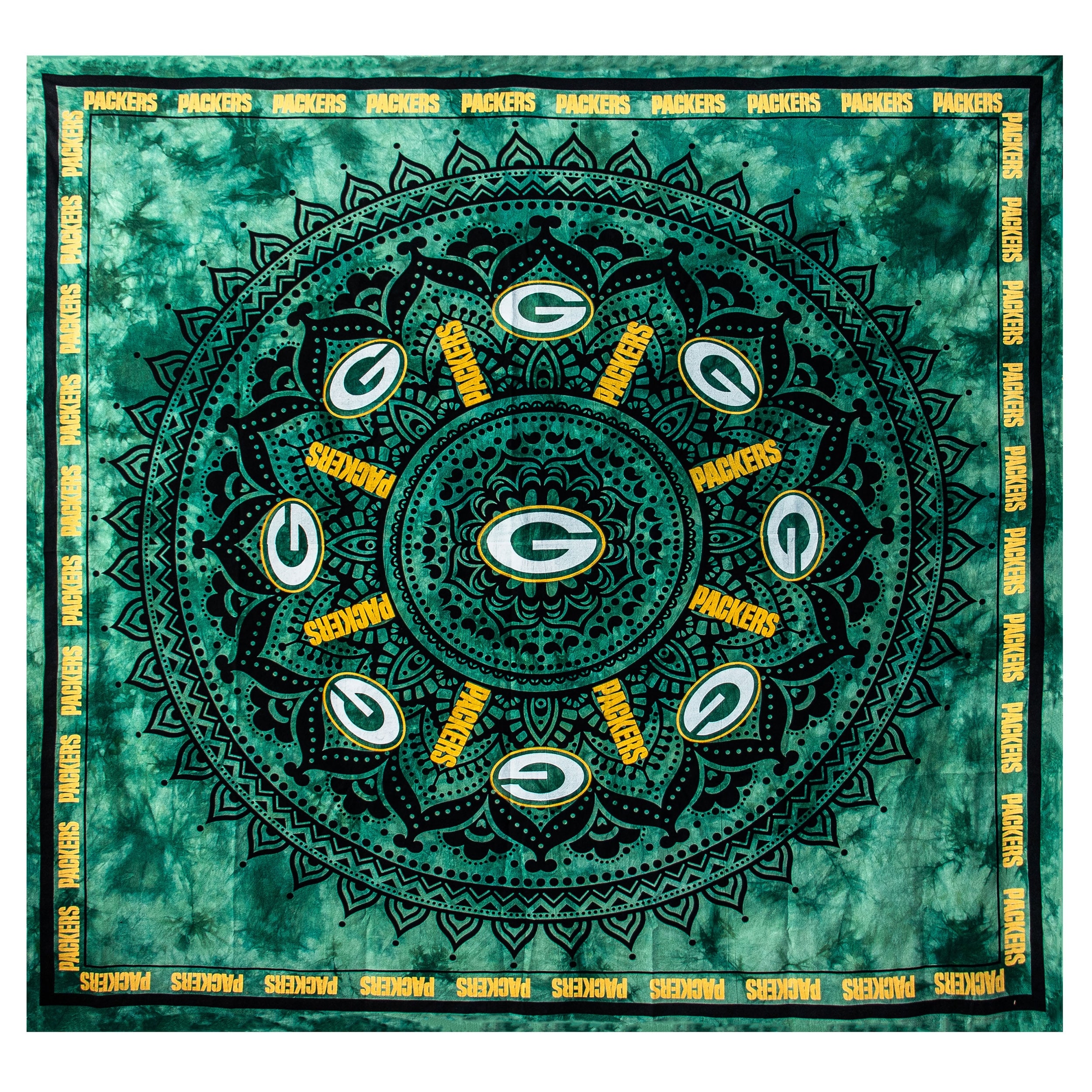 Green Bay Packers Team Pride Cotton Tapestry, 72