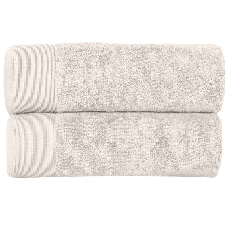 Fabstyles Camelot Bath Towel 600 GSM Zero-Twist Cotton Set of 2 - 27"x52"
