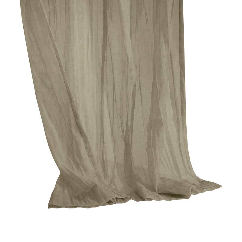 Paloma Sheer Dual Header Curtain Panel