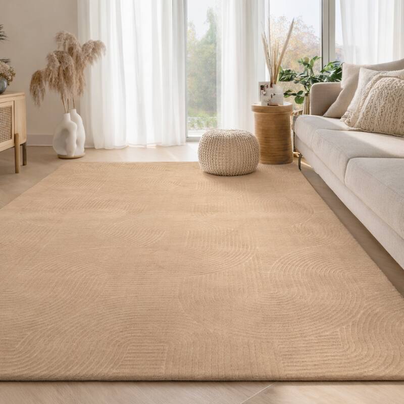 ECARPETGALLERY Elion Modern Machine Washable Area Rug