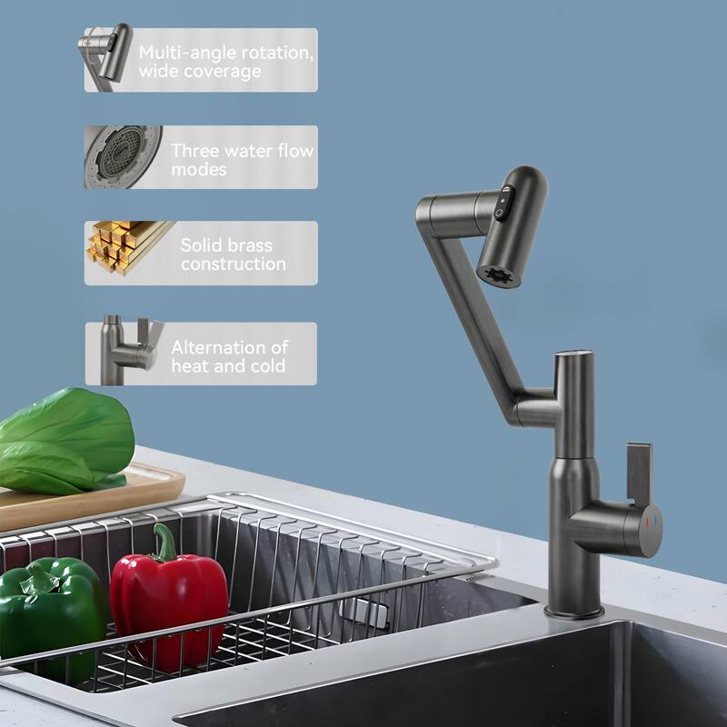 Topcraft Stainless Steel Bathroom Sink Faucet