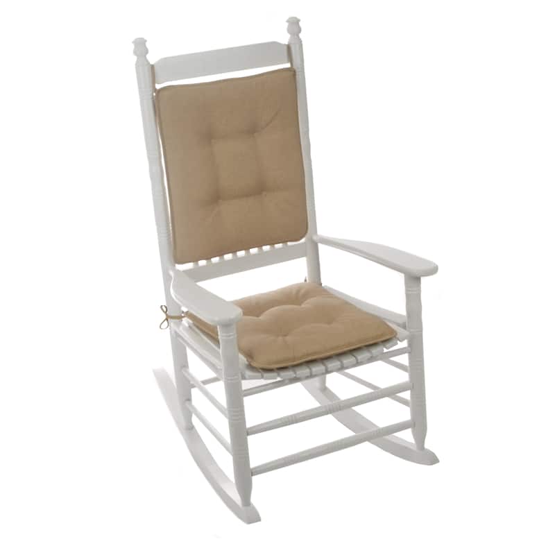 Solarium Indoor Outdoor Rocking Chair Cushion Set - Birch Solid