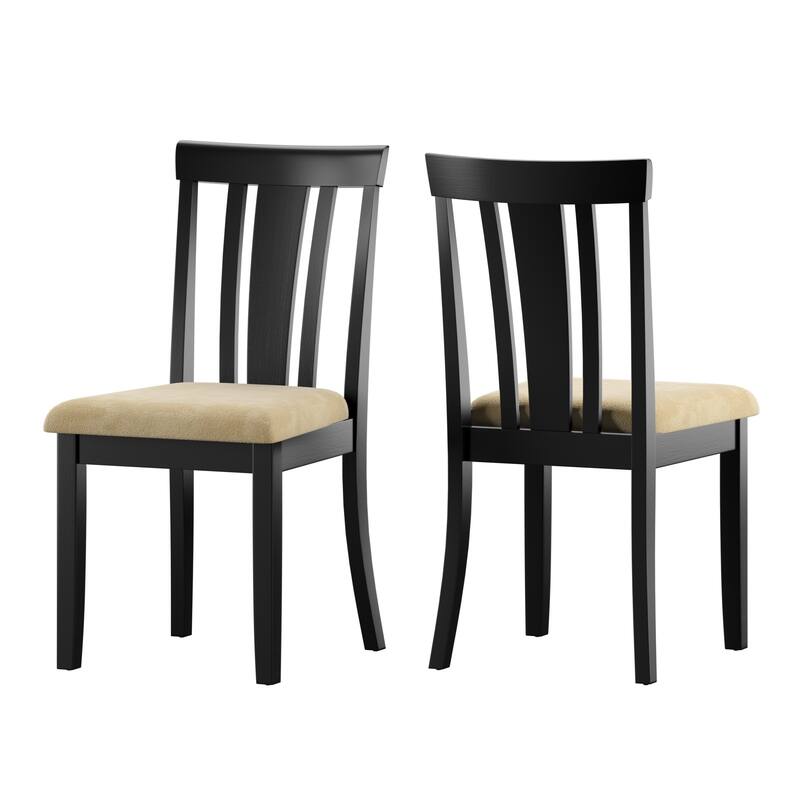 Wilmington Black Dining Chair (Set of 2) by iNSPIRE Q Classic - Slat Back