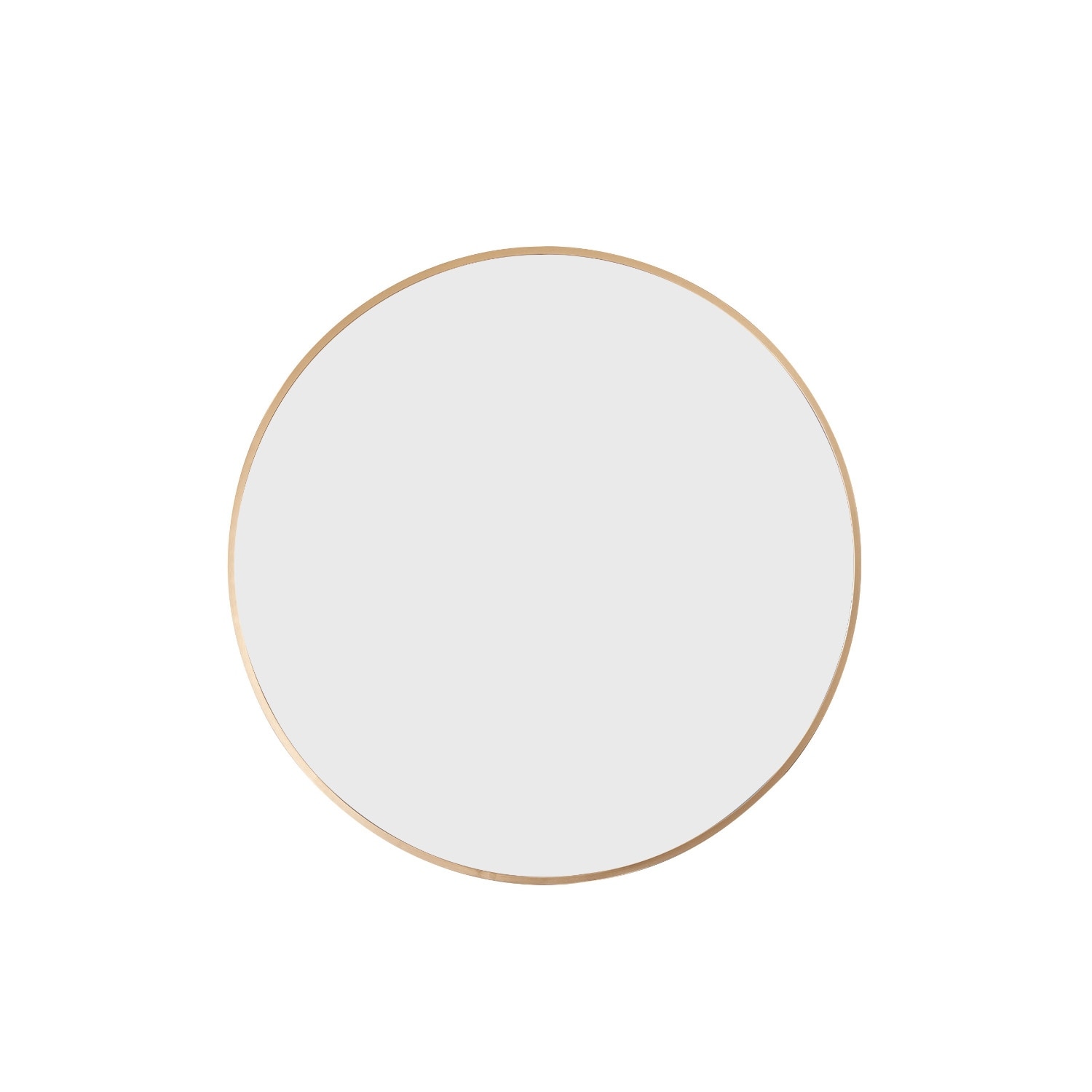 Emilia 28" Bathroom/Vanity framed Wall Mounted Mirror in Brushed Gold - 28 inches