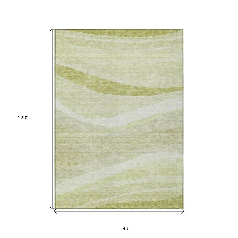 HomeRoots Abstract Transitional Rectangle Outdoor Rug