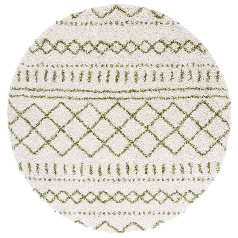 SAFAVIEH Arizona Shag Lotta Moroccan 1.2-inch Thick Rug