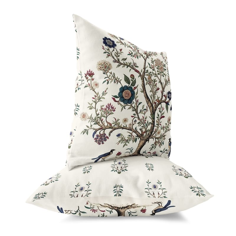 Amrita Sen Evergreen Elegance Indoor Outdoor Pillow with Zip