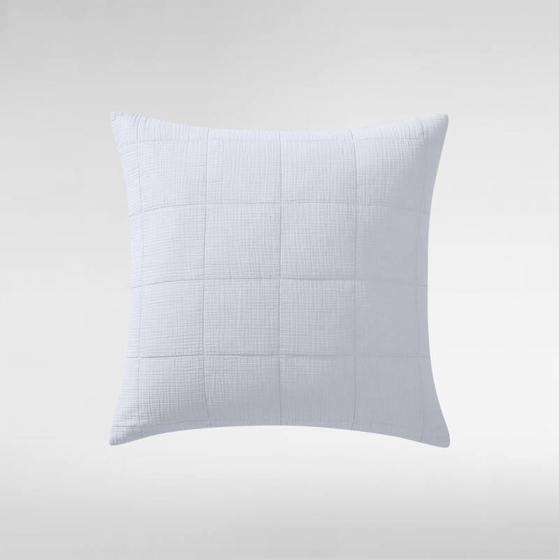 Calvin Klein Cotton Gauze Solid Throw Pillow Cover