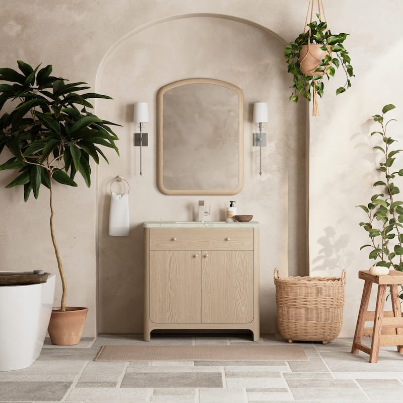 Gracyn 36" Single Vanity, Coastal Driftwood - 36