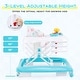 preview thumbnail 9 of 47, Costway Foldable Baby Walker with 3 Adjustable Heights Comfy Padded - See Details