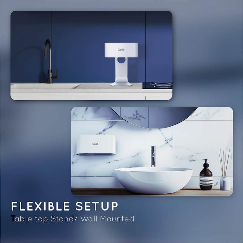 Quilo Hygienic Hand Dryer – Compact, Touch-Free, High-Speed Electric Air Dryer - 8.43*7.36*10.51