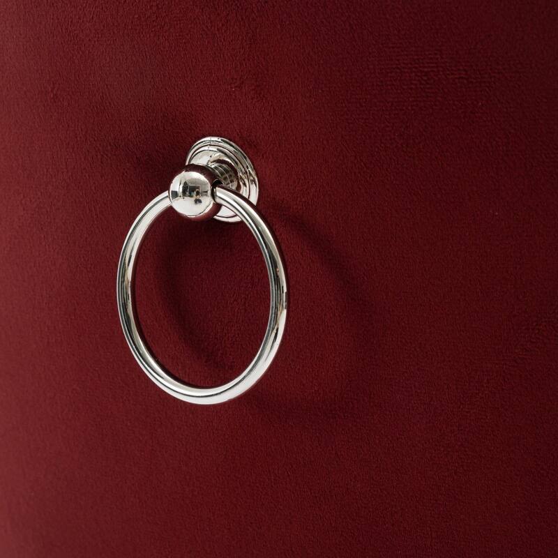 GDF Studio - Nikki Modern Wood Upholstered Dining Chair with Tufted Back and Nailhead Trim, Set of 2