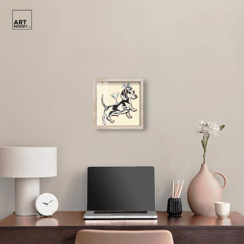 Martini Pup II Shadowbox by Art Remedy