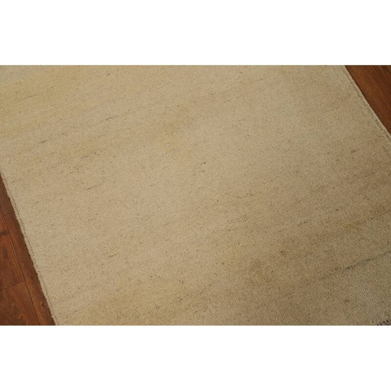 Gabbeh Modern Accent Rug Handmade Wool Carpet - 2'8"x 4'0"